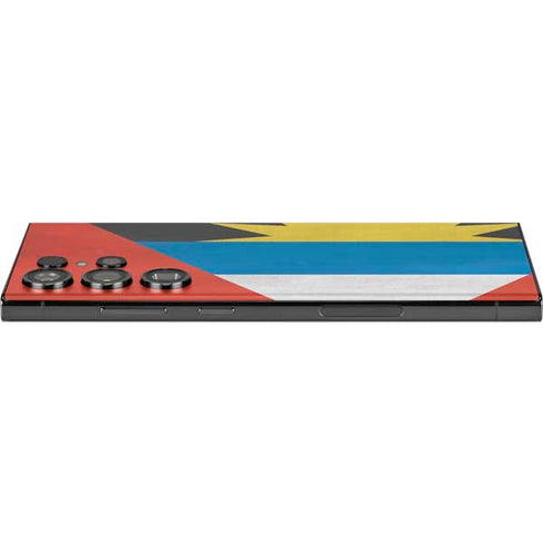 Antigua and Barbuda Flag Distressed Galaxy Skins